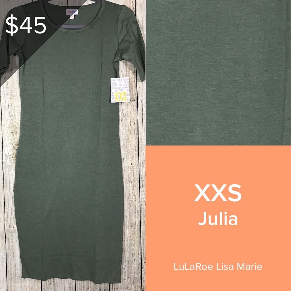 LuLaRoe Julia Midi Pencil dress - NWT -XXS